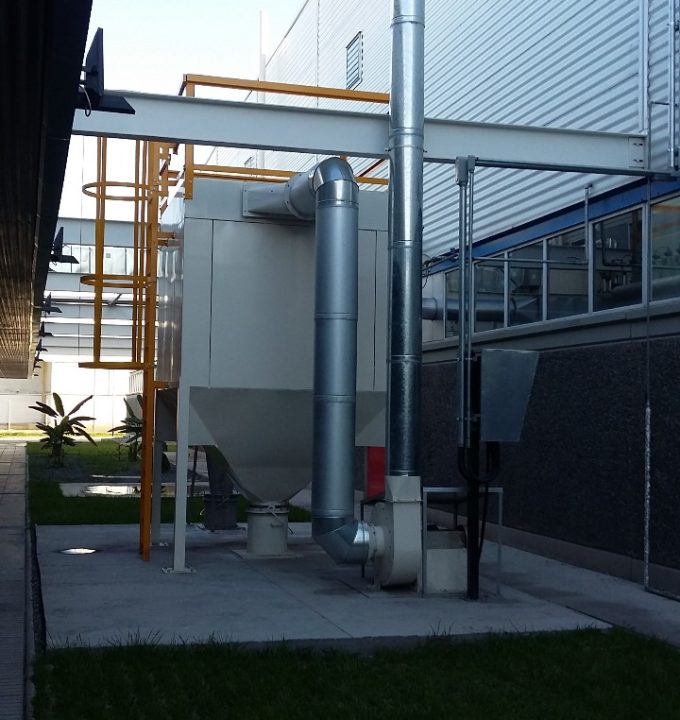 filtros de cartucho para captacion de polvo